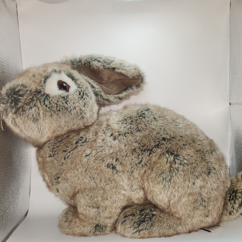 Ditz Design Brown And Cream‎ Rabbit